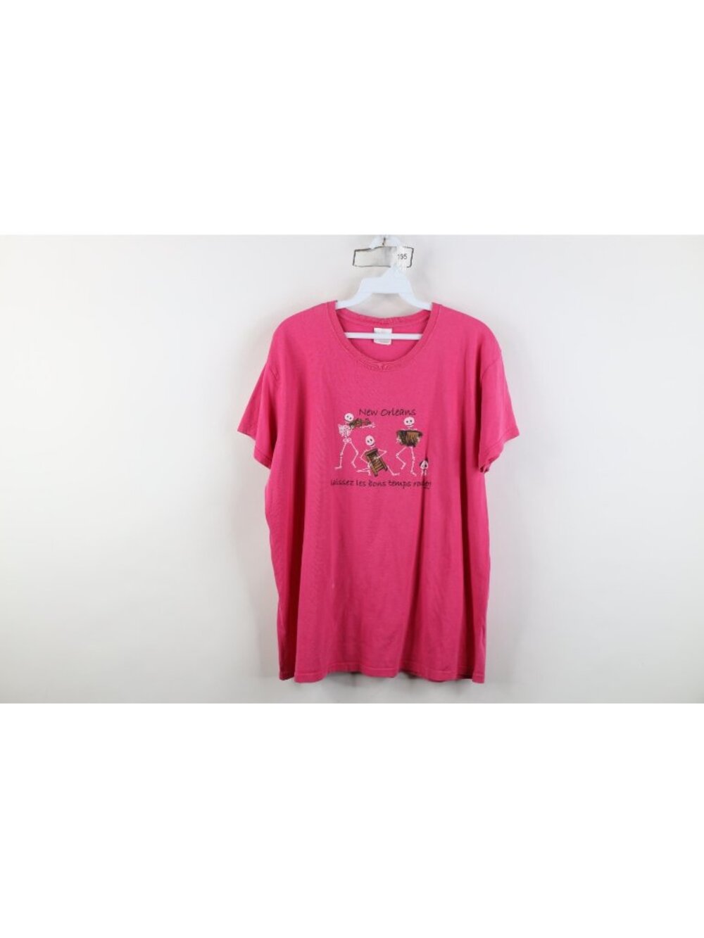 Vintage Womens XL Laissez Les Bons Temps Rouler Let The Good Times Roll T-Shirt